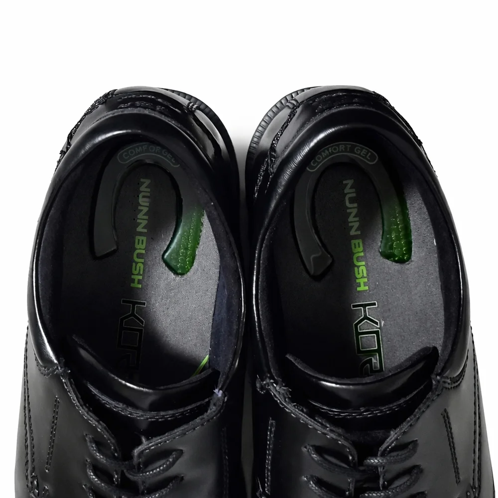 Nunn Bush Bourbon Street Moc Toe Lace-Up Dress Shoes Men, Black, Size 9.5